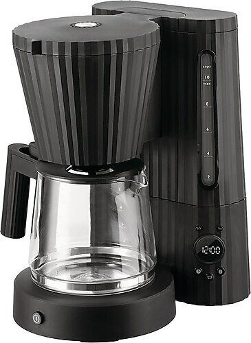 Alessi Plisse Siyah Filtre Kahve Makinesi