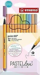 Stabilo Point 88 Pastel Love 12'li Keçeli Kalem Seti