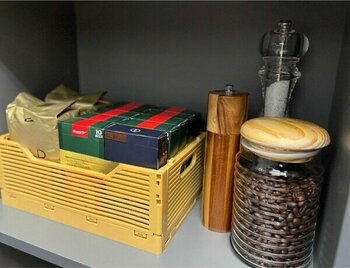 Samelia 20X30X12 Plastik Katlanabilir Taşıma Kutusu, Masa, Kiler, Ofis Banyo, Kozmetik Için Kasalar - Sarı