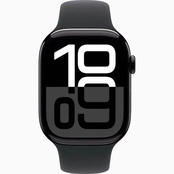 Apple Watch Series 10 GPS + Cellular Alüminyum Kasa 42 mm Simsiyah Spor Kordon Akıllı Saat