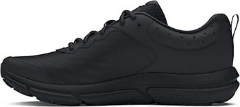 Under Armour Erkek UA Charged Assert 10 Koşu Ayakkabısı, White/Black/Black, 47 EU