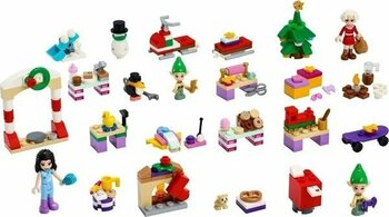 LEGO Friends Advent Calendar 41420 6+ 236 Parça Emma'nın Odası Noel Baba'nın Atölyesi Kış Harikalar Diyarı Yılbaşı Takvimi