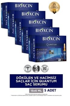 Bioxcin Quantum Bio-Activ '15x6 ML' Saç Güçlendirici Serumu ( 5 ADET )