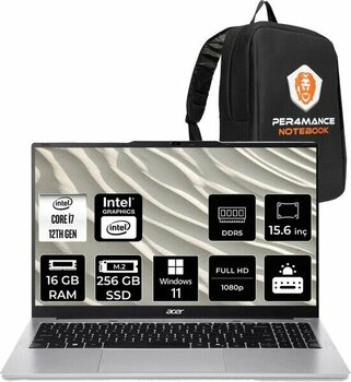 Acer Aspire Lite Intel Core i7 12650H 16 GB 256 GB SSD 15.6 inç FHD Windows 11 Home Dizüstü Bilgisayar