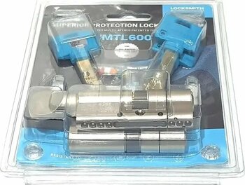 Mul-T-Lock MTL600 Interactive Yüksek Güvenli Tuzaklı Çelik Takviyeli İkiz Barel Seti 69 Mm