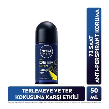 Nivea Men Deep Extreme Roll-On 50 Ml