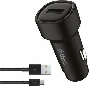 Ttec Smartcharger 2.4A Araç Şarj Aleti  + Usb-C Kablo - Siyah