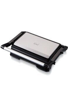 Kiwi Paslanmaz Çelik Gövdeli 180 Derece Açılabilen Izgara ve Tost Makinesi