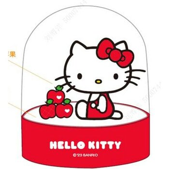 Miniso Sanrio Hello Kitty Lisanslı Elma Serisi Dekoratif Gece Lambası - Renkli