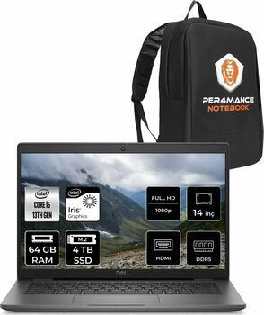 Dell Latitude 3450 Intel Core i5-1335U 64 GB DDR5 4 TB SSD 14 inç 1920 x 1080 Taşınabilir Bilgisayar