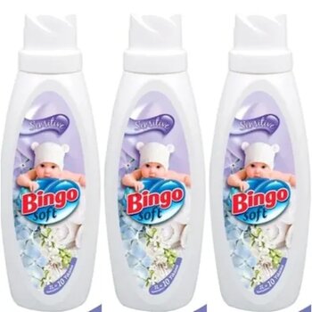 Bingo Soft Sensitive 3x1000 ml Çamaşır Yumuşatıcısı