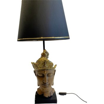 Klc Büst Buda Abajur - Bronz