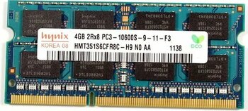 Hynix Hmt351s6cfr8c-h9 4 Gb Pc3-10600s Ddr3 1333 Mhz Notebook Ram