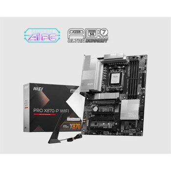 Msı Pro X870-P Wıfı Am5 Ddr5 8200Mhz(Oc) 3X M.2  Usb4 Hdmı 5G Lan Wıfı 7 Rgb Atx
