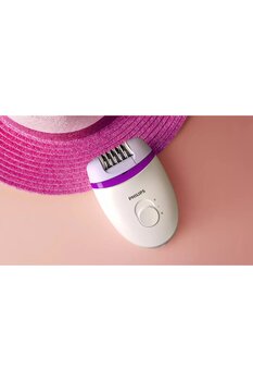 Philips Özel Seri Beyaz Satinelle Essential Kablolu Kompakt Epilatör