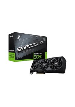 MSI NVIDIA GeForce RTX 5080 16G Shadow 3X OC 16GB GDDR7 256 Bit DLSS 4 Ekran Kartı