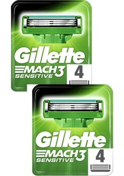 GilletteMach3 Sensitive 4'Lü Yedek Tıraş Bıçağı * 2 Adet