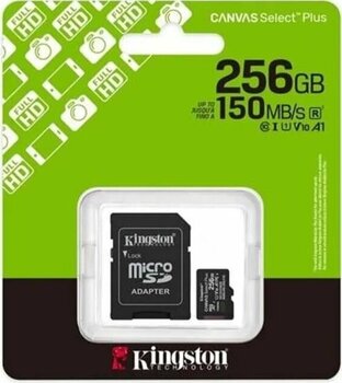 Kingston 256 GB CANVAS SELECT PLUS MICRO SD CARD CL10 SDCS3/256GB