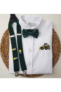 cool partyshopInşaat Konseptli Askı Papyon Gömlek