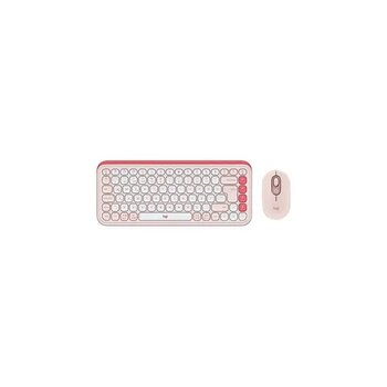 Logitech 920-013075 Pop Icon Bluetooth Pembe Klavye Mouse