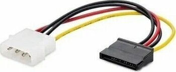 Keepro 0.15 Metre IDE (4-Pin Molex) Erkek <=> Sata 15-Pin Dişi Dahili Güç Kaynağı Kablosu