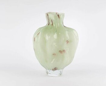 Mikasa Moor Lunera Su Yeşili Cam Vazo 22x25cm Yeşil