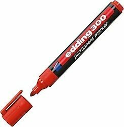 Edding 300 Kırmızı Permanent Marker Kalem