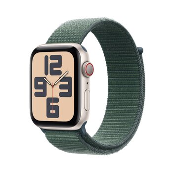 Apple Watch Se Gps + Cellular 40 Mm Yıldız Işığı Alüminyum Kasa Ve Göl Yeşili Spor Loop (Mxgh3tu/A)