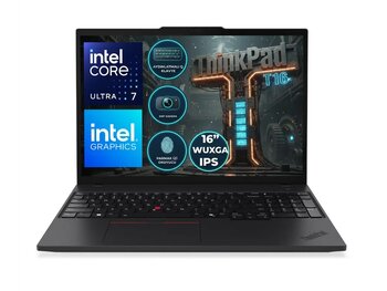 Lenovo Thinkpad T16 G4 Ultra 7 255U 32Gb 1Tb Ssd 16 Inç W11P 21Qfs2Bhtx 015 Dizüstü Bilgisayar Siyah