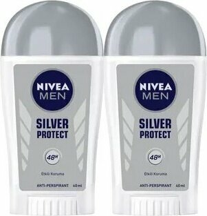 Nivea Silver Protect Erkek 2x40 ml Stick Deodorant