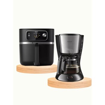 Philips Airfryer Hd9880/90 Xxl Airfryer + Hd7462/20 Filtre Kahve Makinesi Siyah