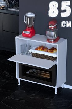 Modilayn Loya 1 Küçük Kapaklı, Çok Amaçlı Mutfak Dolabı 32,5 cm Derinlik (14 Farklı Genişlik Seçeneği)