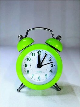 Mobgift Analog Metal Mini Çalar Saat (Yeşil)