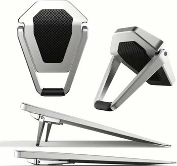 Coofbe Yapışkanlı 2 Adet Metal Laptop Standı Notebook Yükseltici Stand Masaüstü Laptop Tutucu Stand