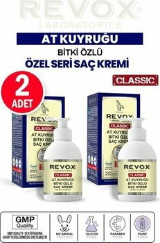 Revox At Kuyruğu ve Celyamin Özlü Durulanan Saç Bakım Kremi 2’li Set 250 ml – Tüm Saç Tipleri İçin, Hayvanlar Üzerinde Test Edilmemiş