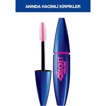 Maybelline New York Volum' Express Rocket Ekstra Siyah Maskara Hacim Verici Kaldırma Etkili Büyük Boy