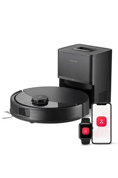 Roborock Q8 Max Pro Plus Akıllı Robot Süpürge Siyah