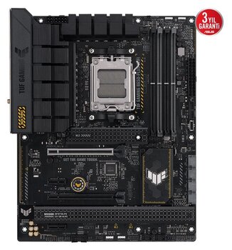 Asus Tuf Gamıng B650-Plus Wıfı Amd B650, Am5, Ddr5 6400Mhz(Oc), 3Xm.2, Usb3.2, Wıfı 6+Bt, 2.5Gbit Lan, Atx Anakart