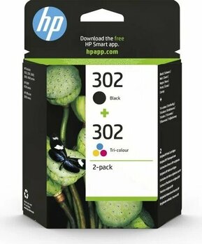 HP 302 Siyah ve Renkli X4D37Ae Mürekkep Kartuşu