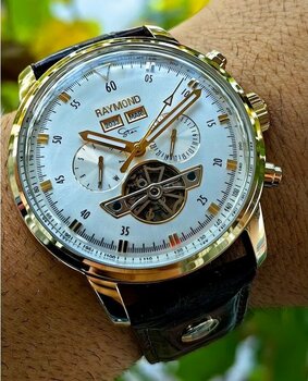 Raymond Star Seri Otomatik Erkek Kol Saati Altın