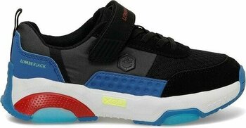Lumberjack Lolan 4fx Erkek Çocuk Spor Ayakkabı - Siyah-Saks - 34 - Siyah - Saks