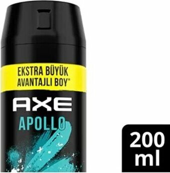 4 Adet   Axe Apollo Deodorant 200 Ml