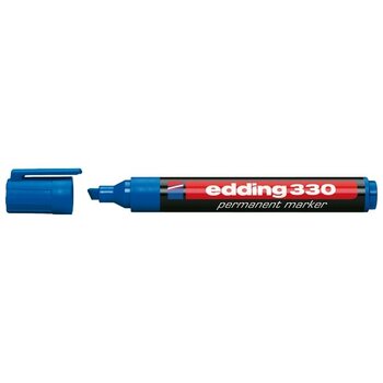 Edding E-330 Mavi Permanent Markör Kalemi 10 Lu Ed33003 (1 Paket 10 Adet) - Yok