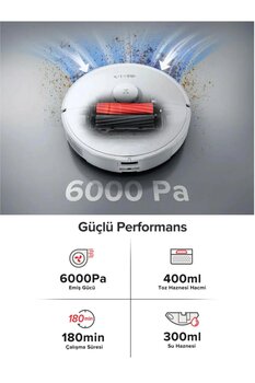 Roborock S8 Son Seri Robot Süpürge | Yüksek Hızlı Sonic Paspas | Güçlü Emiş Gücü