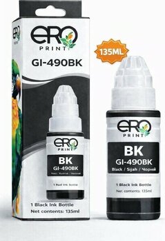 Ero Print Canon GI 490BK - 0663C001 Siyah Muadil Mürekkep 135ML