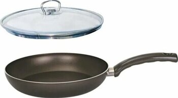 Mehtap Onyx Teflon Tava 26 Cm Cam Kapaklı