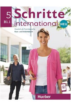Hueber Yayınları Schritte international Neu 5 Kursbuch und Arbeitsbuch mit Audios online