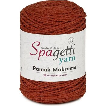 Spagetti Yarn Pamuk Makrome Kiremit 2 mm Örgü Ipliği