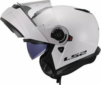 Ls2 Strobe 2 Çene Açılır Beyaz Kask - M