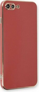 iPhone 7 Plus Kılıf Volet Silikon - Kırmızı - 1 - Renkli